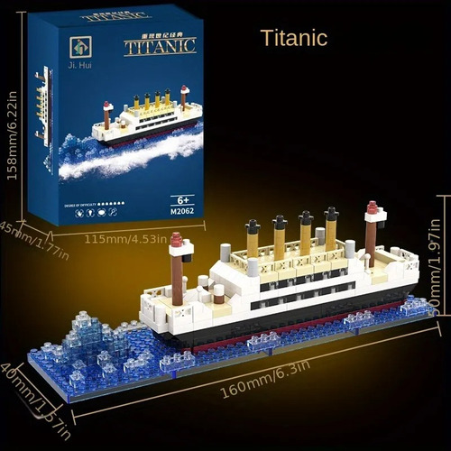 Minibloques Titanic Escala Coleccionable.