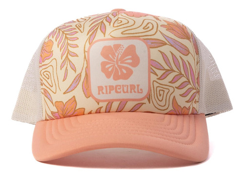 Youth Trucker Hat With Snapback Closure And Mesh Back - Melocotón Talla Única
