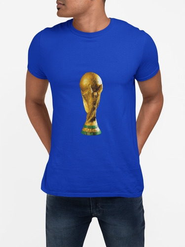 Polera Fifa World Cup Mundial De Futbol  Estampada Algodon