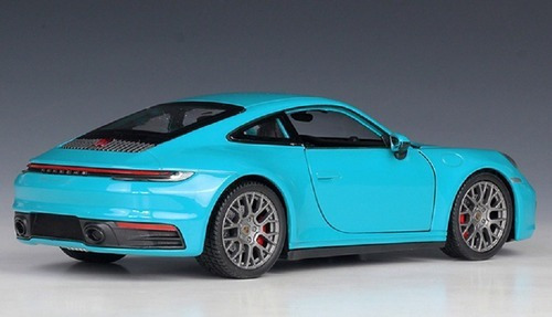 Welly 1:24 Porsche 911 Carrera 4s Azul Fundido A Presión Mod