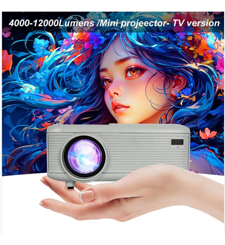 Proyector, 2024 Mini Proyector, 4k Soporte De Proyector Port