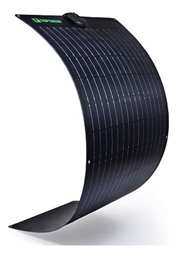 Panel Solar Flexible Topsolar 100w 24v / 12v Monocristalino 