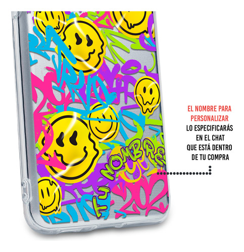 Funda Para Cubot Caritas Felices Para Mujer Con Tu Nombre