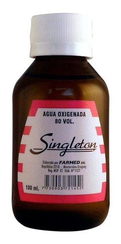 Agua Oxig 80 V 100cc Singleton