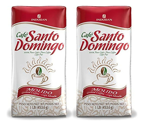 Santo Domingo Café, 16 Oz Bolsa  2 Pack, Caf