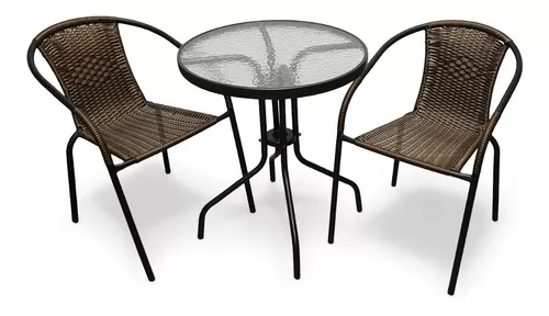 Silla De Ratan Chocolate Rattan Sillas Jardin Exterior Apila