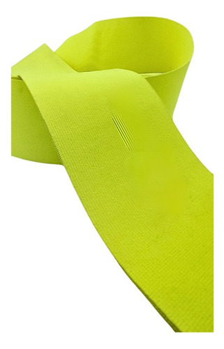 Rollo 50m Elastico Crochet Amarillo Neon 101mm