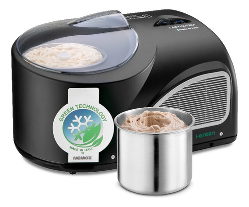 Maquina De Helado Automatica Negra I-green