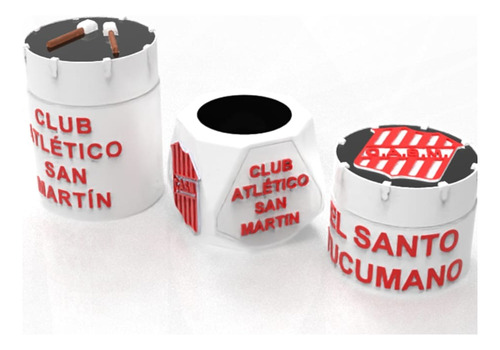 Set Equipo Matero Futbol San Martin Tucuman Impresion 3d