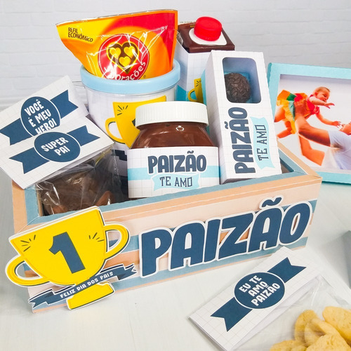 Imagem 2 de 2 de Caixa Bandeja Paizão Dia Dos Pais