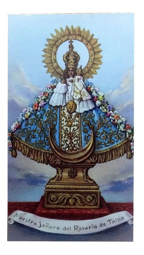 Virgen De Talpa 100 Estampas Enmicadas Tarjetas Cromo