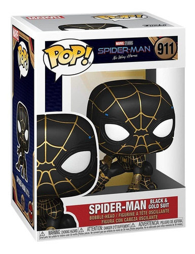 Funko Pop Marvel Spider-man No Way Home Black & Gold Suit