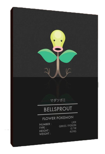 Cuadros Poster Pokemon Bellsprout L 29x41 (but 5)