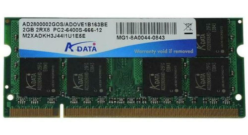 Memoria Ram Adata Ddr2 2gb Pc2-5300 667mhz Sodimm Laptop