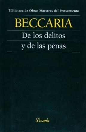 Libro De Los Delitos Y De Las Penas De Cesare Beccaria