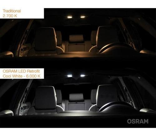 Imagem 8 de 8 de Par Lâmpada Led W5w 12v T10 6000k Osram Pingo Esmagada 2825