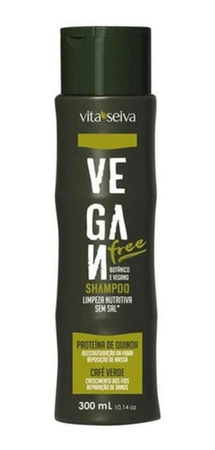 Imagem 1 de 1 de Shampoo Sem Sal Vegano 300ml Vita Seiva Lançamento