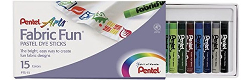 Pentel Arts - Varillas De Tinte Para Telas 15 Colores