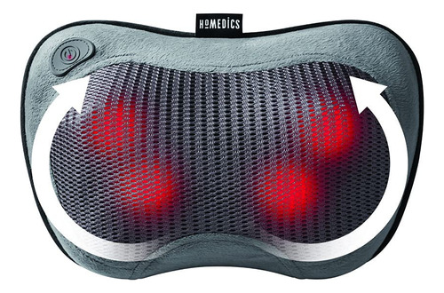 Homedics Almohada De Masaje Inalmbrica Shiatsu Para Todo El