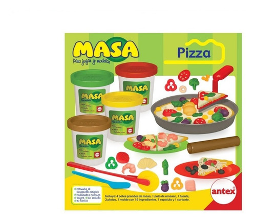 Masa Para Moldear Modelo Pizza Original Antex