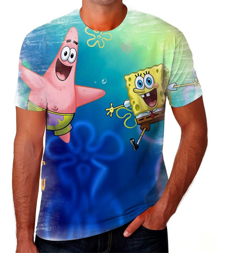 Camisa Camiseta Bob Esponja Desenho Animado Envio Rápido 15