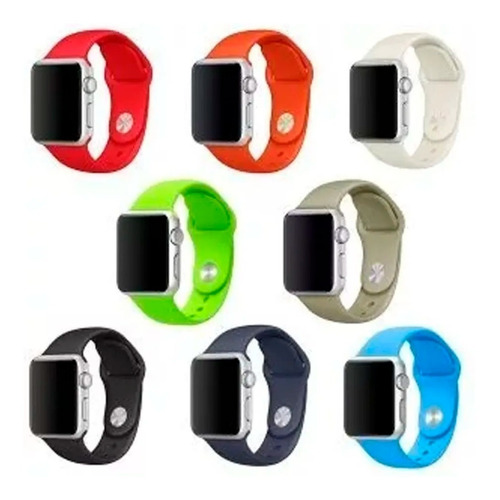 Correa Goma Tacto Reloj Inteligente Smartwatch 38/40/42/44mm