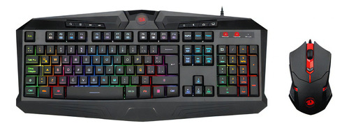 Kit Teclado Y Mouse Gamer Redragon S101-3-sp K530rgb + M601