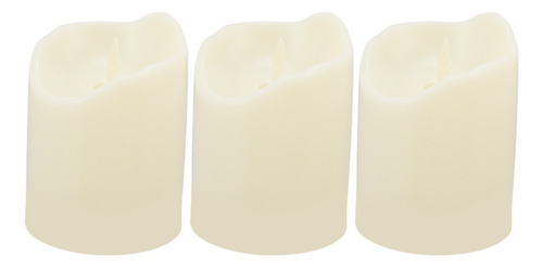 Vela De Plástico Sem Chama Led Swing Candle