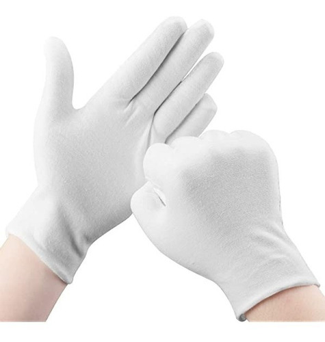 Guantes Blancos Hidratantes Para Dormir - Gaxcoo. 1 Par