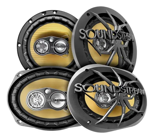comprar Kit 2 Bocinas 6x9 + 2 Bocinas 6 1\u002F2 Kevlar By Soundstream