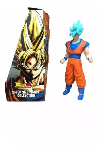 Boneco goku super sayajin blue articulado 26cm dragon ball z