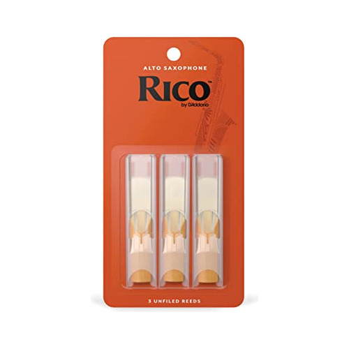 Cañas De Saxofón Rico Para Alto Saxo 2, 3-pack.