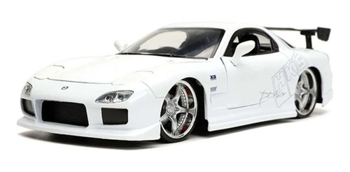 Auto Escala 1/24 Mazda Rx-7 Blanco Rapidos Y Furiosos