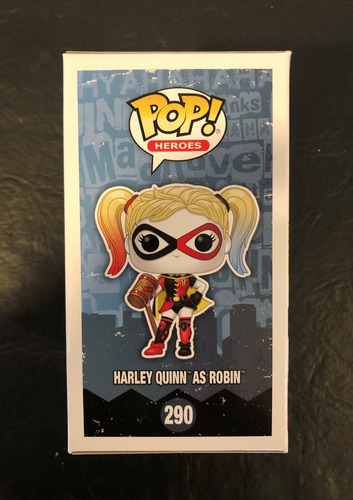 Funko Pop! Harley Quinn As Robin #290 Special Edition