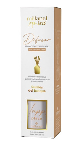 Difusor Aromatizante Ambiental Con Varrilla 125 Ml