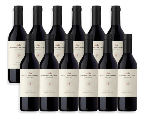 Vino Nieto Senetiner Tinto Malbec 375ml Mendoza Caja X12