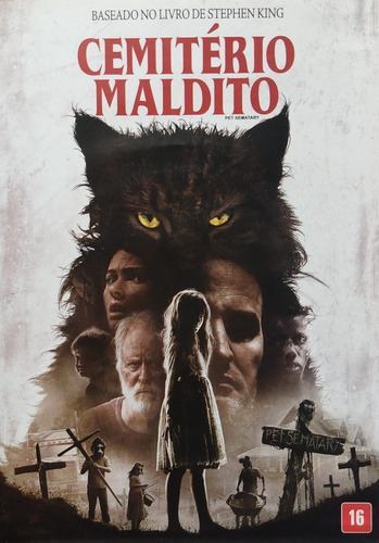 Cemitério Maldito Dvd 2019 Jason Clarke John Lithgow Pet Sem (Usado)