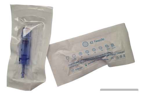 Cartuchos 10 Pz De 42 Agujas Para Dermapen A1 Solo Pin 42