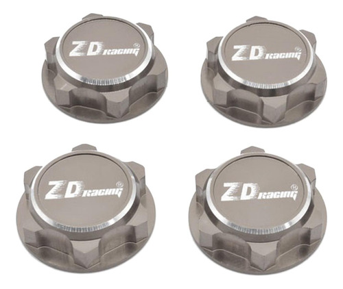 Universal 4 Piezas De Metal 17mm Juego De Gris Titanio
