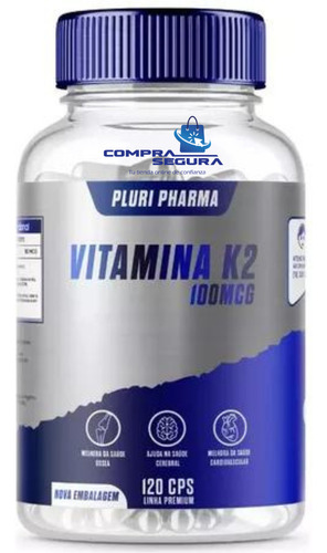 Vitamina K2 Mk7 120 Cápsulas