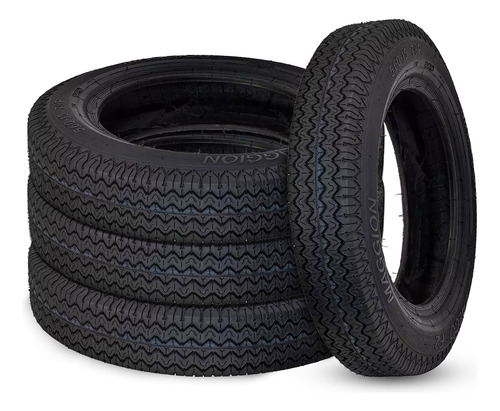 Kit 4 Pneus 5.60-15 Maggion Falco F2 4 Lonas Aro 15 Fusca