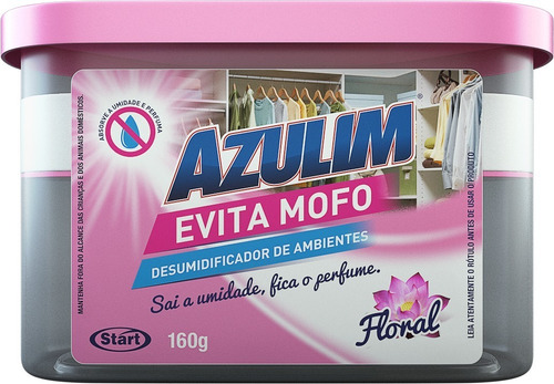 Evita Mofo Desumidifacador Tira Cheiro Mau Odor Floral