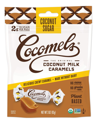 Cocomels Caramelos De Leche De Coco Con Azucar De Coco, Dulc