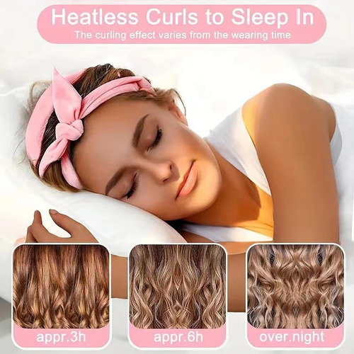 Diadema Con Rizador De Pelo Resistente Al Calor, Diadema Riz