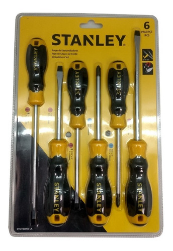 Destornilladores Stanley 60-060 En Juego De 6 Piezas Thrifty