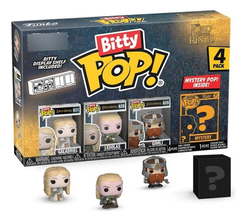 Funko Bitty Pop Lord Of The Rings 4 Pack Set Galadriel