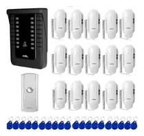 Comprar Kit Interfone Coletivo S500-16 E 16 Interfone S100 32 Tags
