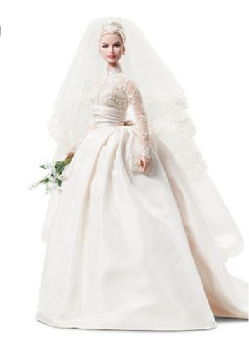 Muñeca Barbie De Colección Grace Kelly Novia