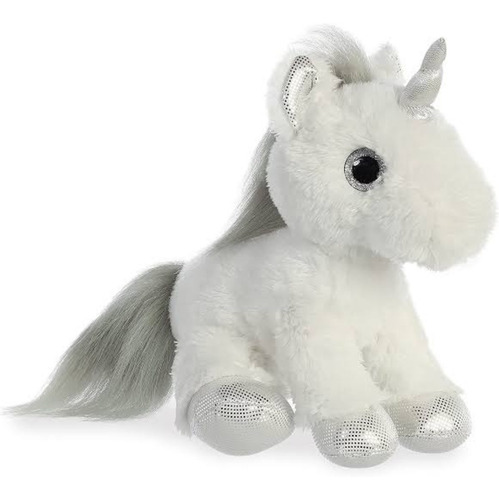 Peluches Aurora Sparkle Tales Unicornio Plata Juguetes Niños