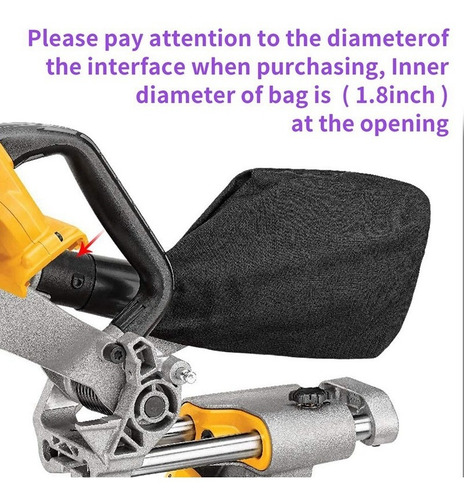 Bolsa Para Polvo Dewalt De7053, Compatible Con Dcs365, 18 V,